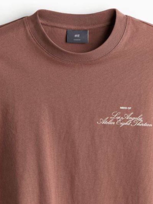 تیشرت کاکائویی گرم H&M - Image 2