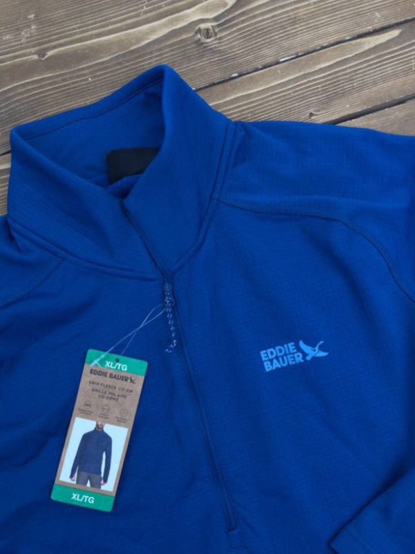 نیم زیپ ورزشی مردانه آبی EDDIE BAUER - Image 3