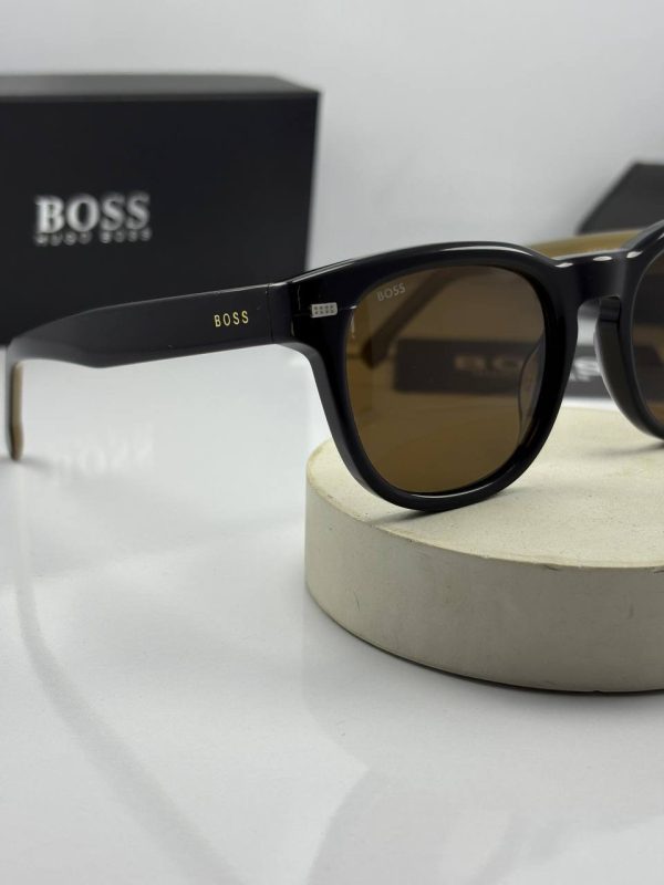 عینک مشکی قهوه ای boss 1380/s - Image 2
