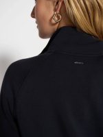 سویشرت مینیمال چهارجیب زنانه مشکی - Image 6