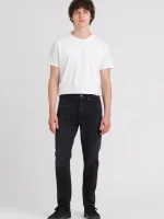 شلوار جین مشکی رگولار فیت H&M