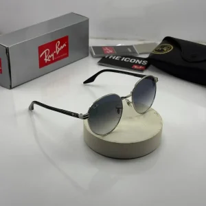 عینک rb-3691 فریم نقره ای عدسی هایلایت