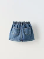 دامن جین آبی بچگانه ZARA - Image 2