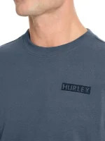 بلوز آستین بلند سورمه ای سنگشور hurley - Image 3