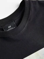 تیشرت طرح گرافیتی مشکی – Relentless Youth - Image 2