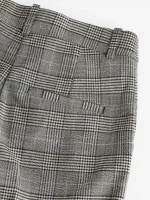 شلوار پارچهای خاکستری روشن طرح گلن چک H&M - Image 2