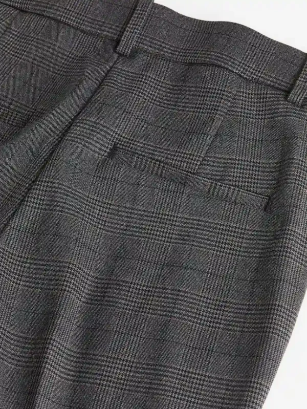 شلوار پارچه‌ای طرح گلن چک H&M - Image 2