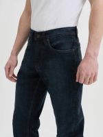 شلوار جین مردانه راسته کلاسیک – آبی تیره (Dark Indigo - Image 5