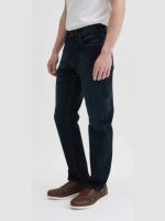 شلوار جین مردانه راسته کلاسیک – آبی تیره (Dark Indigo - Image 3