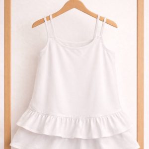 سارافون کوتاه بچگانه سفید