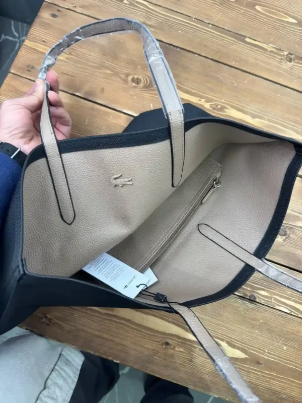 کیف لاکوست لانگ ناو مشکی - Image 4