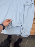 آستین دار ورزشی فینگر دار آبی آسمانی بنچ - Image 4