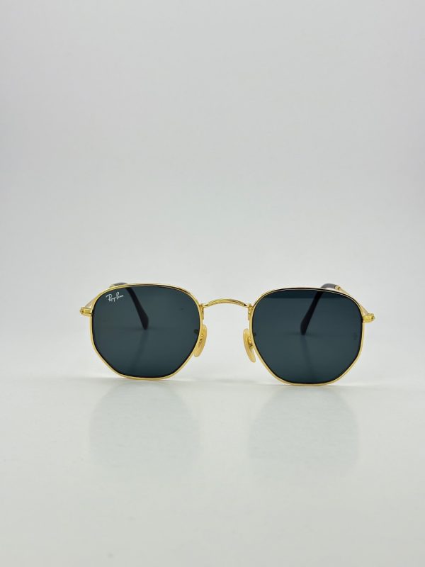 عینک ریبن rayban rb-3548-n طلایی - Image 4
