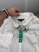 شومیز سفید کتان نازک تامی - Image 3