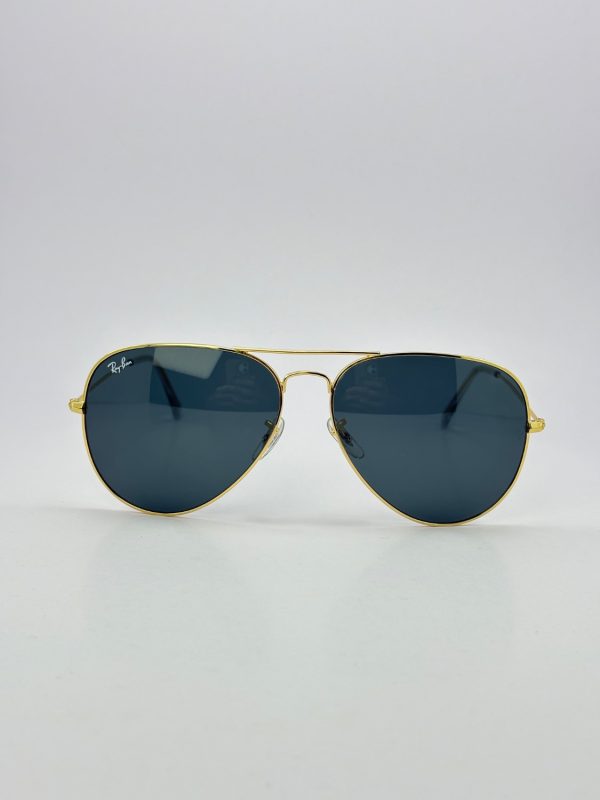 عینک ریبن rayban rb-3026 طلایی - Image 2