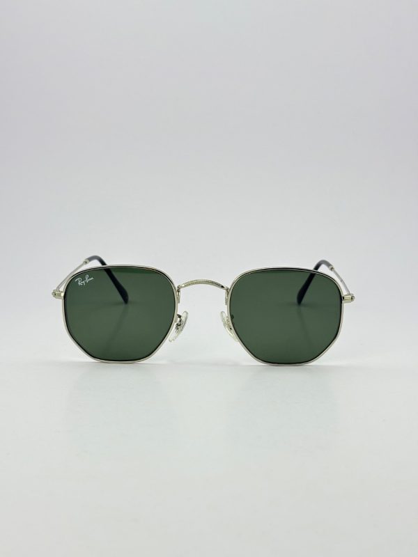عینک ریبن rayban rb-3548-n سیلور سبز - Image 3