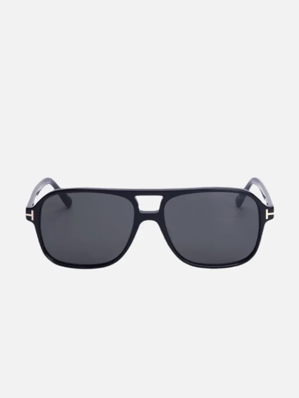 عینک تام فورد مدل tom ford- FT6058 تمام مشکی - Image 2