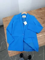کت زنانه کرپ آبی انلی دانمارک