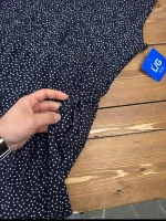 اورال سورمه ای جیب دار نقطه ای بالاتنه کشی - Image 3