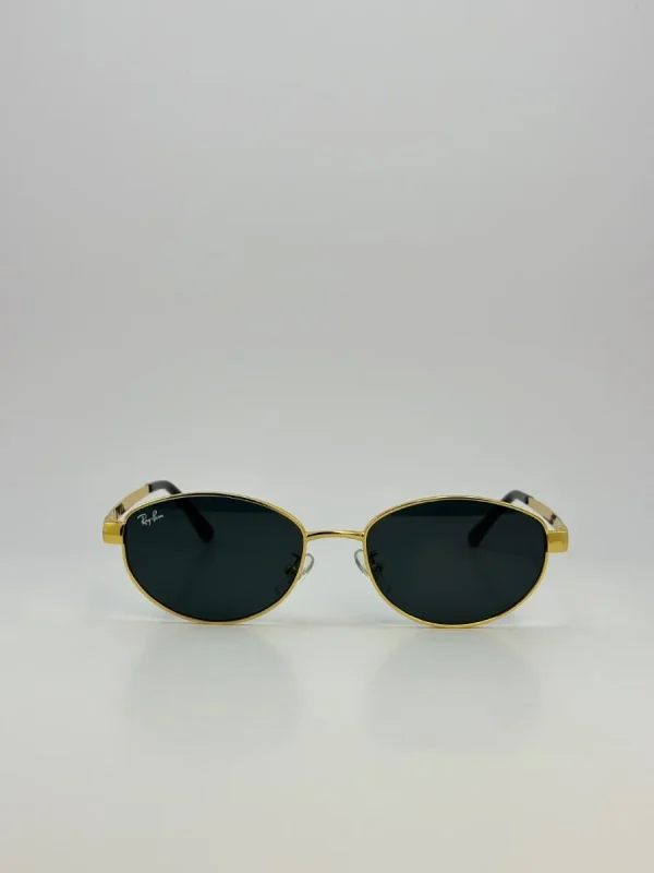 عینک ریبن rayban rb-3774dطلایی مشکی - Image 2