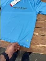 تیشرت ورزشی آبی اسپایدر - Image 3
