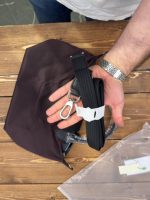 کیف قهوه ای مشکی لانگ چمپ - Image 5