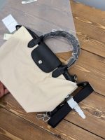 کیف قهوه ای استخوانی لانگ چمپ - Image 3