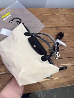 کیف قهوه ای استخوانی لانگ چمپ - Image 4