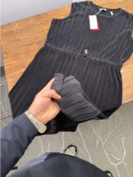پیراهن پلیسه ای کمر بندی مشکی سولیور - Image 4