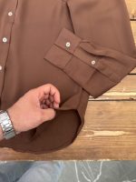 شومیز قهوه ای پیاتزا ایتالیا - Image 2