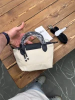 کیف برزنتی اسمال لانگچمپ استخونی - Image 3