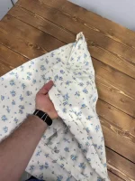 شلوار لینن گل آبی انلی دانمارکی واید - Image 4