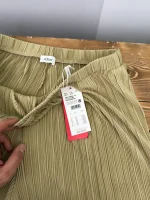 شلوار پلیسه ای کمرکش سولیور - Image 4
