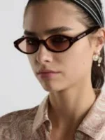 عینک دیور dior pacific r1f قهوه ای عدسی روشن - Image 3