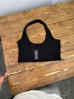 کراپ مشکی حلقه ای نخی پرتی لیتل - Image 3