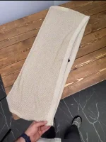 شال گردنی و روسری حلقه ای کرم اس اولیور