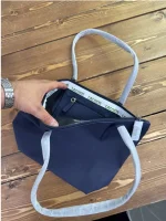 کیف سورمه ای لوگو گلدوزی لاکوست - Image 4