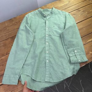پیراهن لینن سبز امریکن ایگل