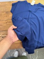 پیراهن بلند سورمه ای آستین حلقه ای اس اولیور - Image 4