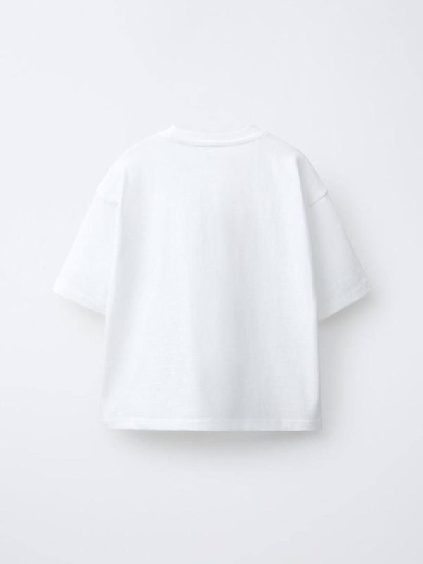 تیشرت دخترانه جلو طرح دار زارا - Image 3