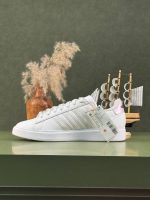 کتونی آد.ید.اس مدل Adidas Grand Court 2.0 سفید پشت صورتی - Image 3