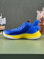 کتونی آن.در.ام.ور مدل Under Armour Curry آبی زرد - Image 3