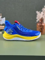 کتونی آن.در.ام.ور مدل Under Armour Curry آبی زرد - Image 2