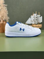 کتونی آن.در.ام.ور مدل Under Armour Court سفید خط آبی - Image 2