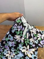 پیراهن بهاری طرح گل ماین - Image 3