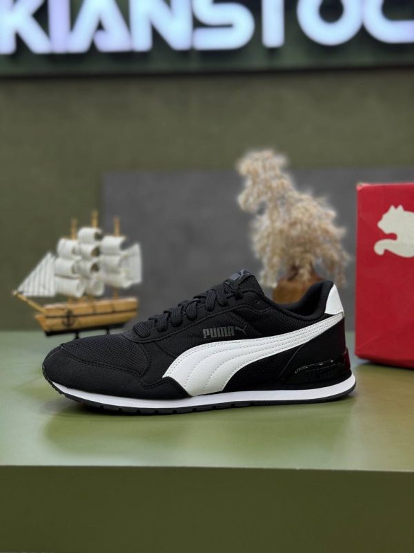 کتونی پو.ما مدل Puma St Runner مشکی خط سفید - Image 2