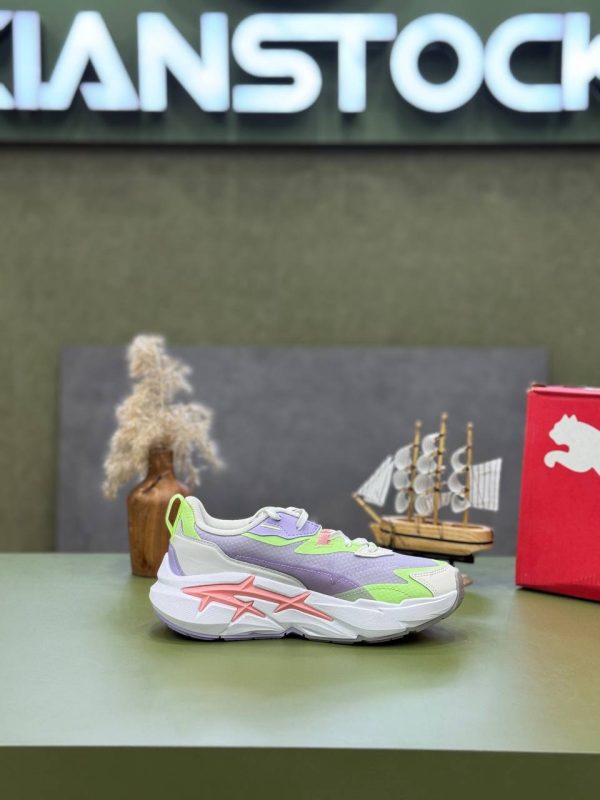 کتونی پو.ما مدل Puma Spina Nitro بنفش فسفری - Image 3
