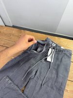 شلوار جین واید لگ کمرکشی خاکستری زارا - Image 4