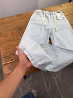 شلوار جین واید لگ آبی روشن زارا - Image 3