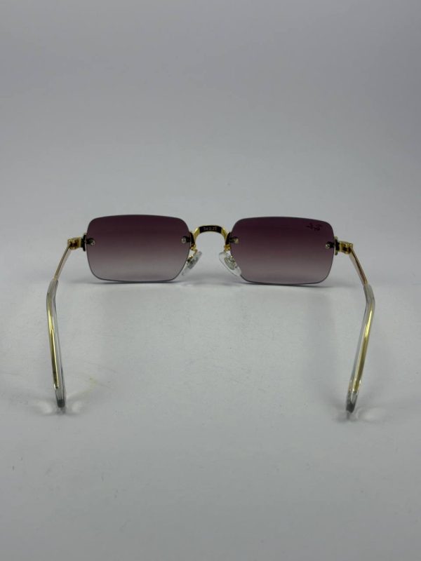 عینک ریبن rayban rb-3928 طلایی صورتی - Image 4